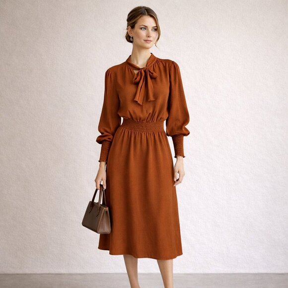 Damaris Bailey Dresses & Skirts - Damaris bailey Long Sleeve Midi Dress Size 10